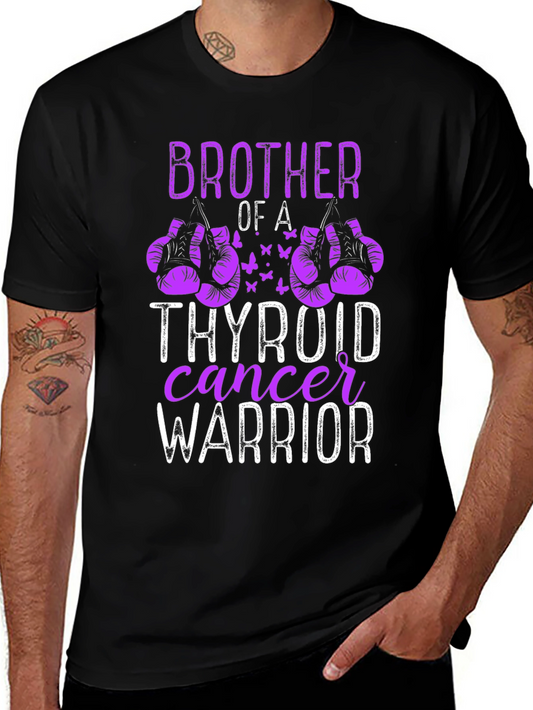 Thyroid Cancer Warrior Brother T-Shirt