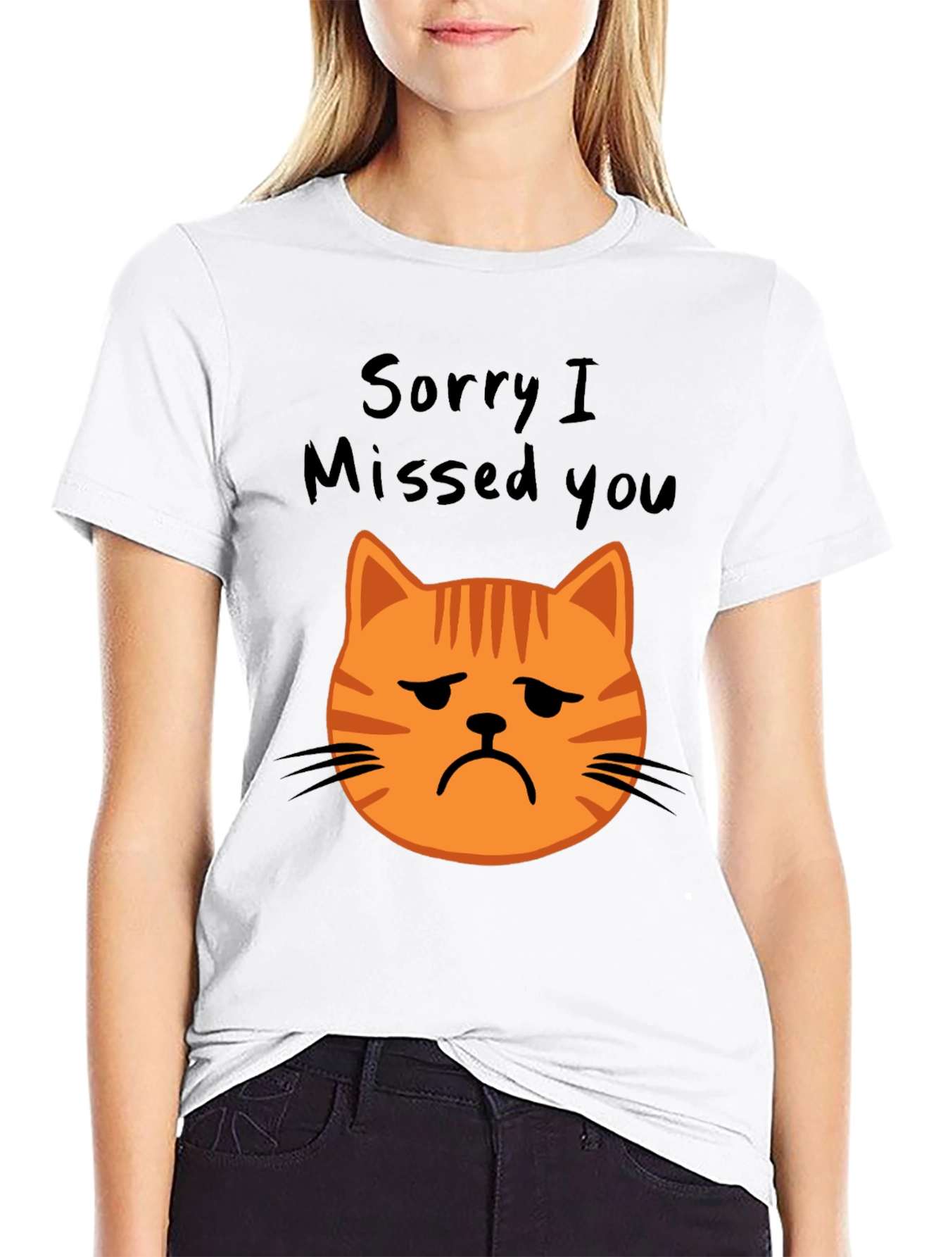 Sorry I Missed You Cat Graphic Tee