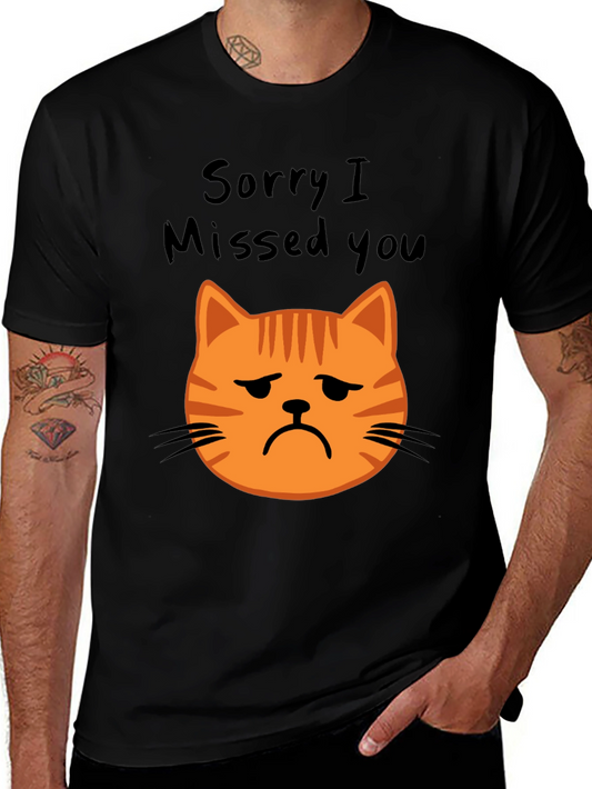 Sorry I Missed You Cat Graphic Tee