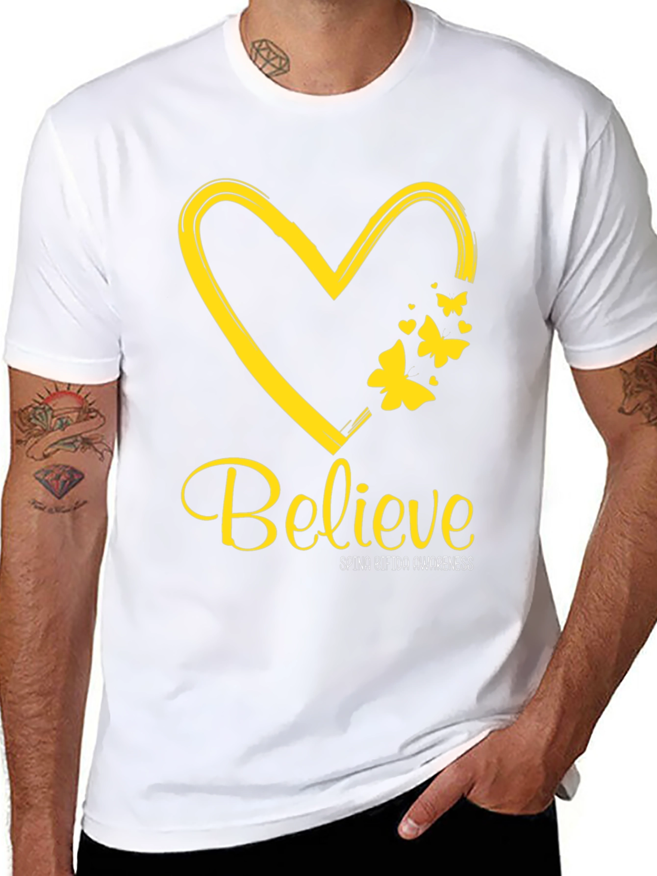 Believe Spina Bifida Awareness T-Shirt