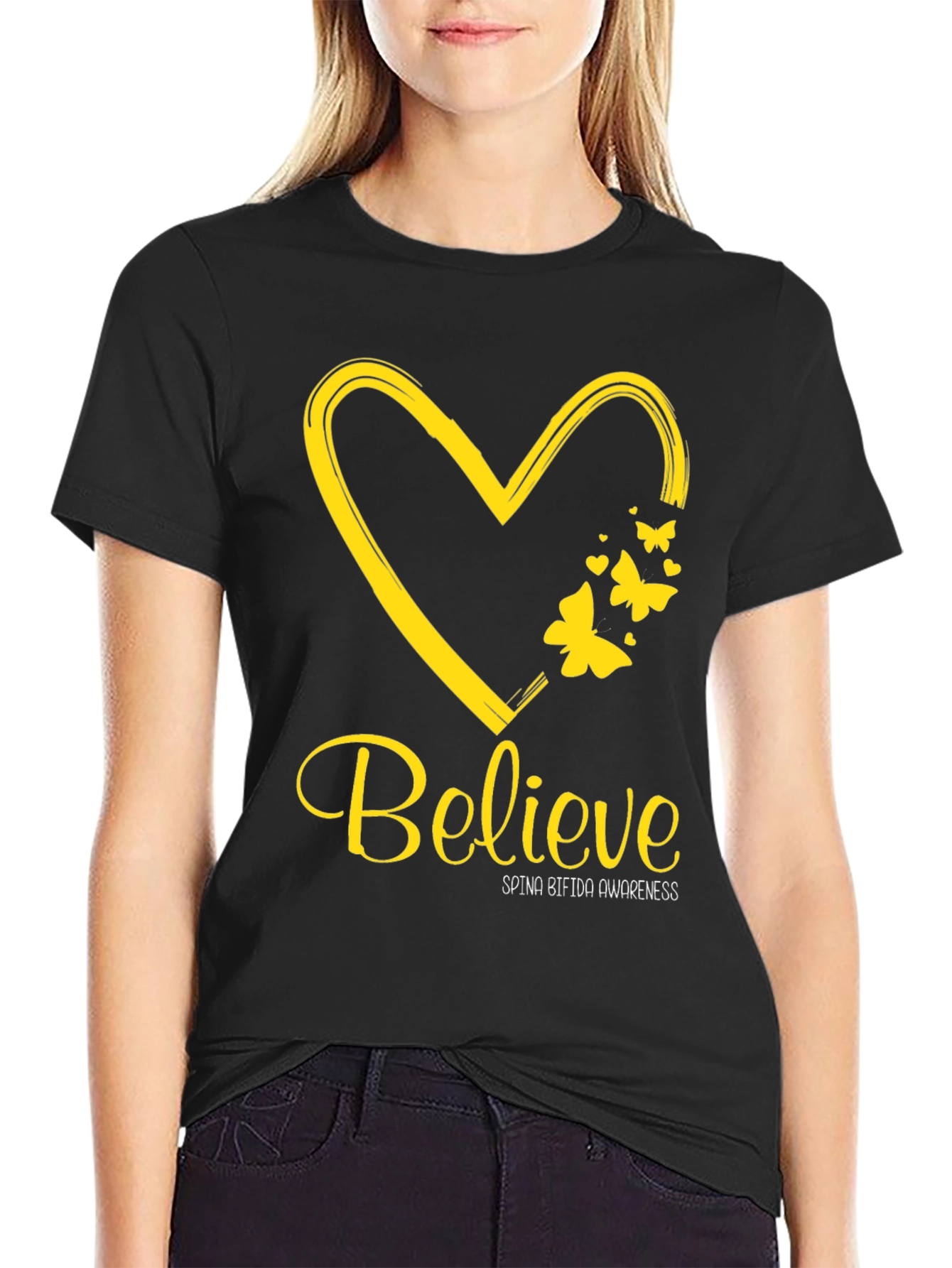 Believe Spina Bifida Awareness T-Shirt