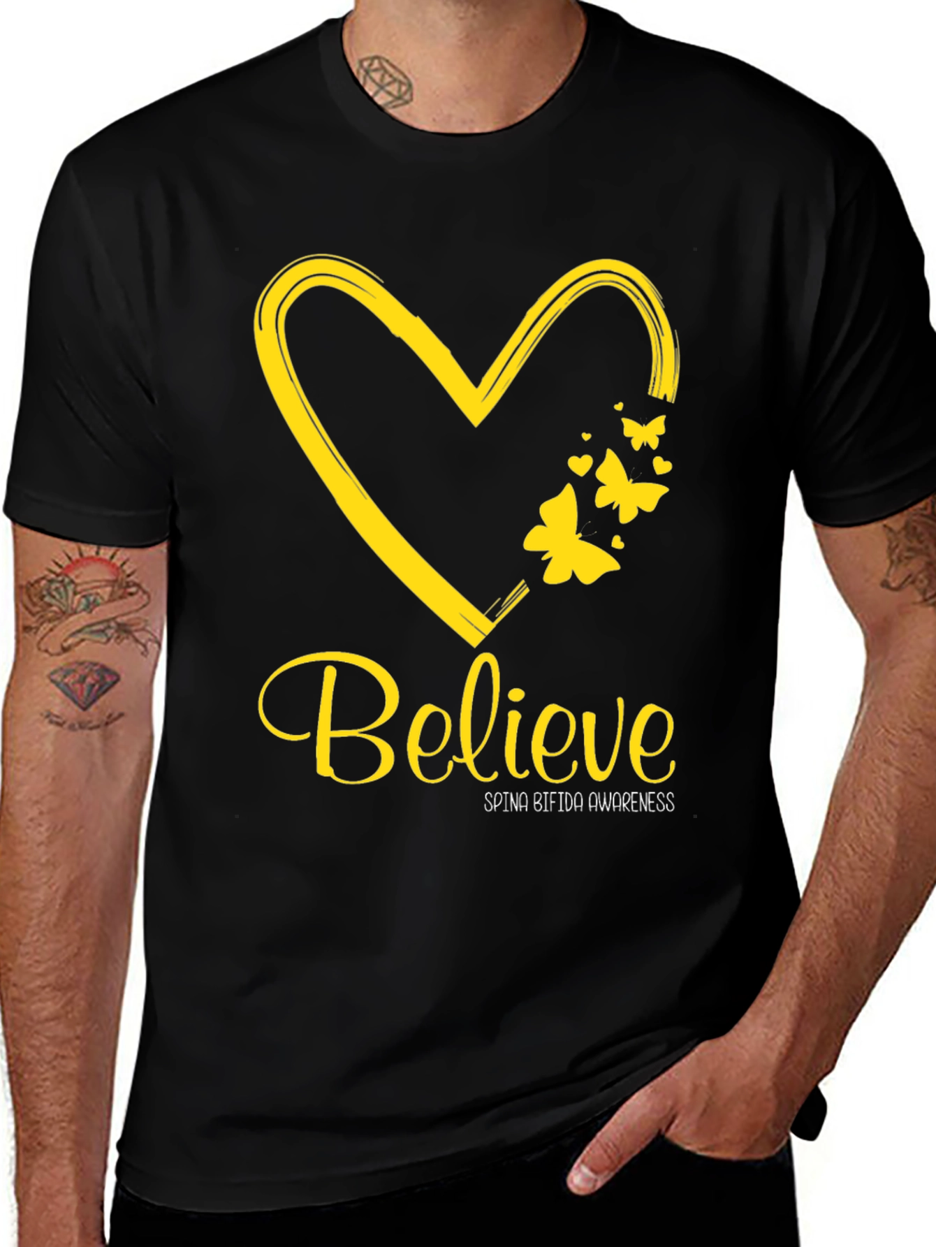 Believe Spina Bifida Awareness T-Shirt