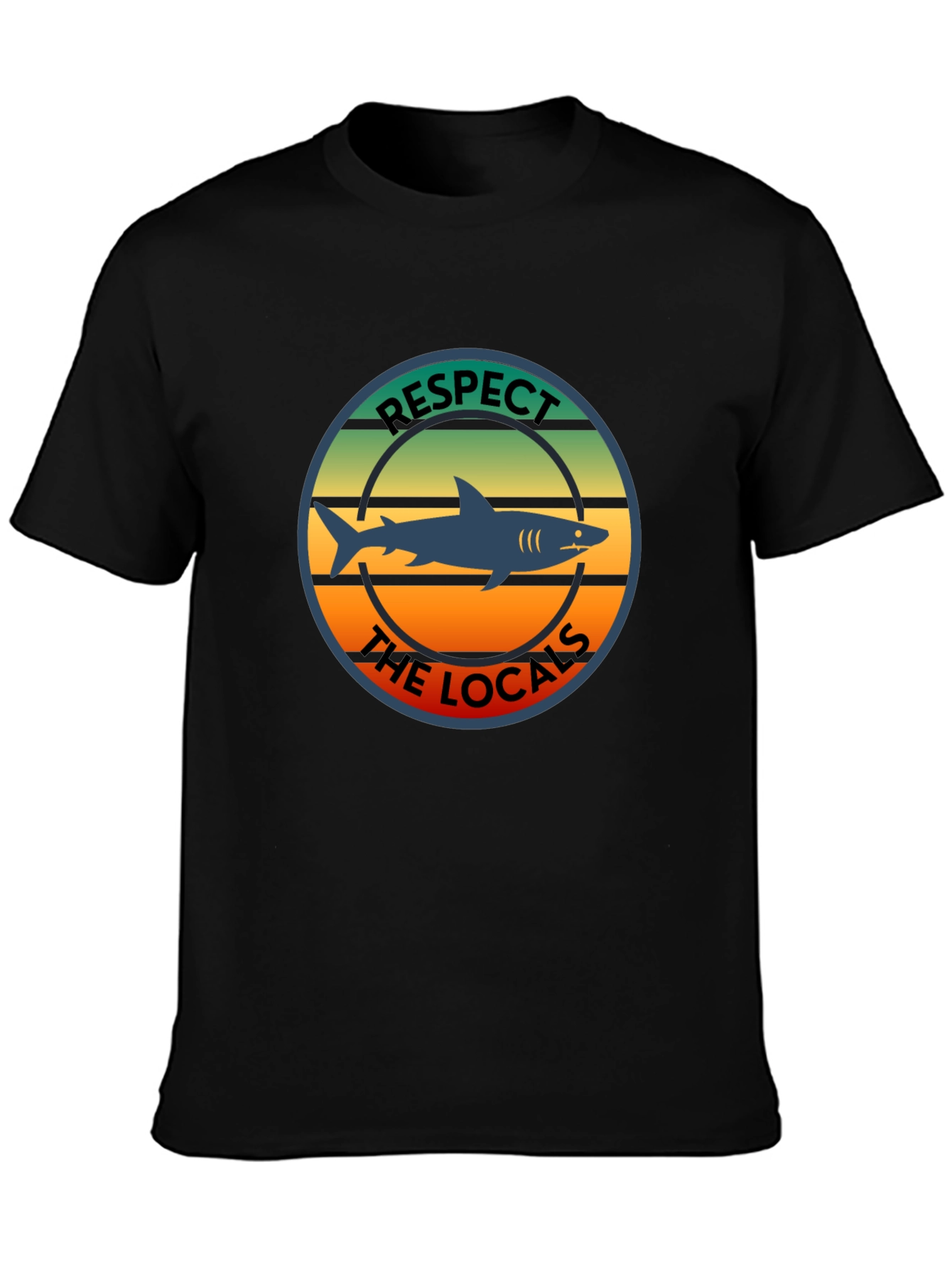 Respect The Locals Shark T-Shirt