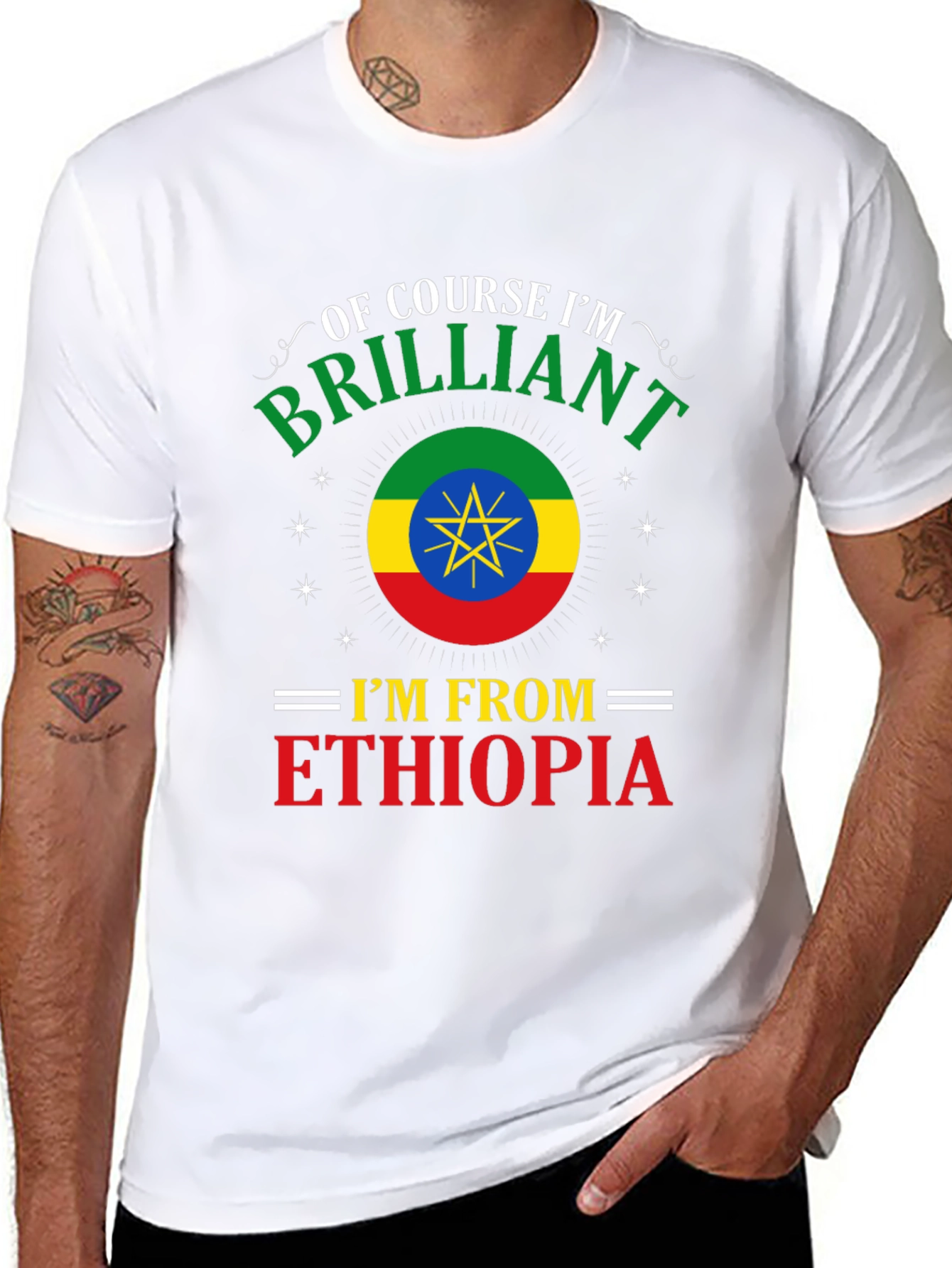 Ethiopia Pride T-Shirt - Brilliant Ethiopian Design