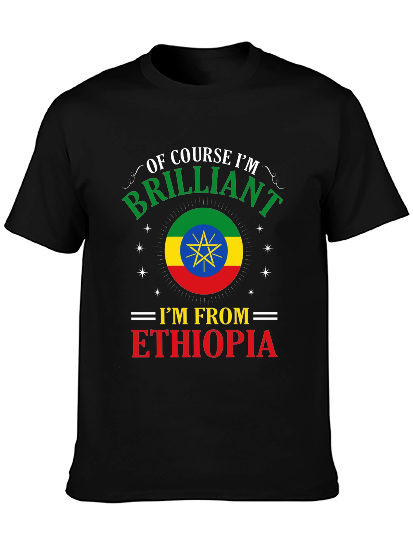Ethiopia Pride T-Shirt - Brilliant Ethiopian Design