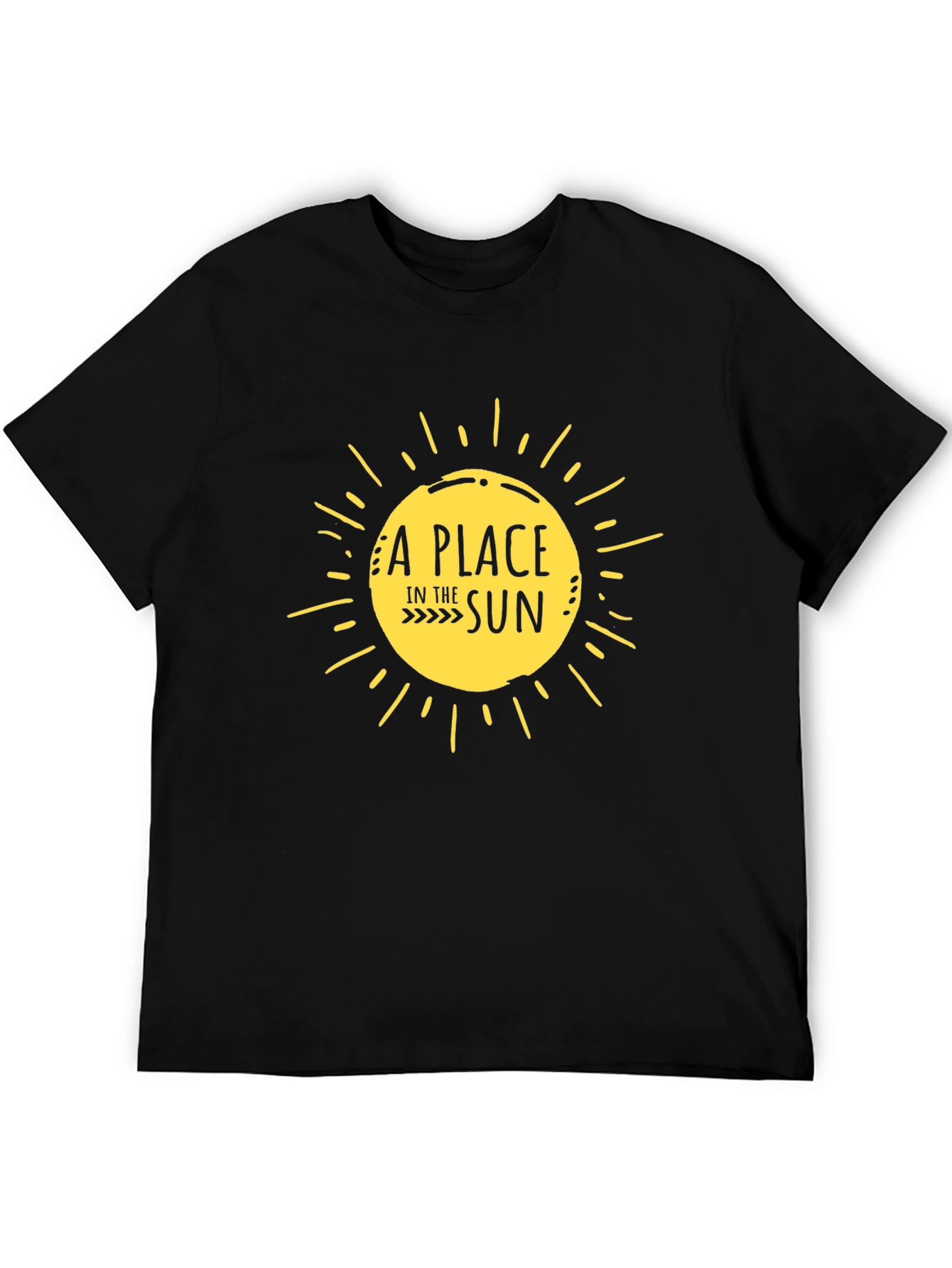 A Place in the Sun Black T-Shirt