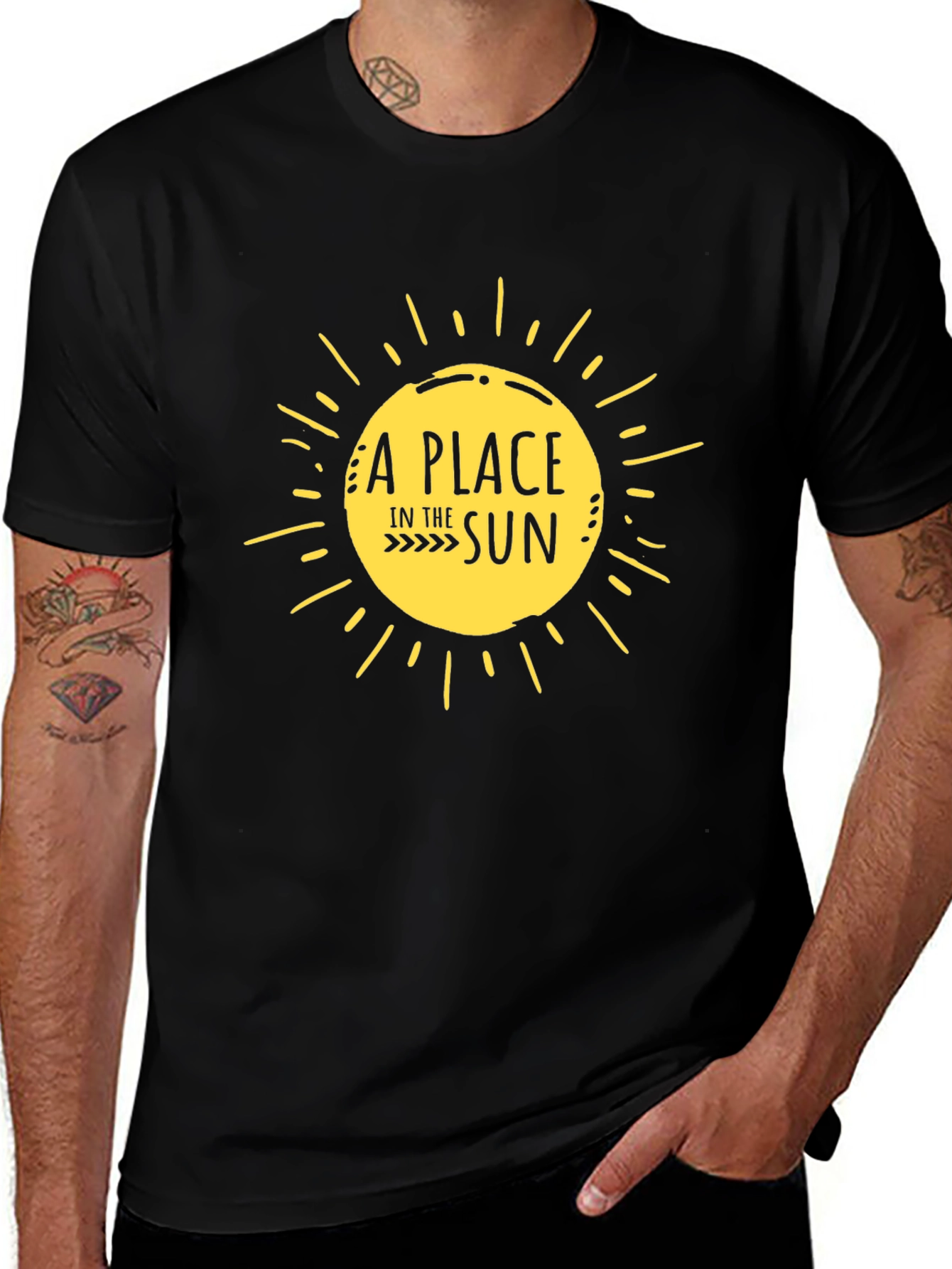 A Place in the Sun Black T-Shirt