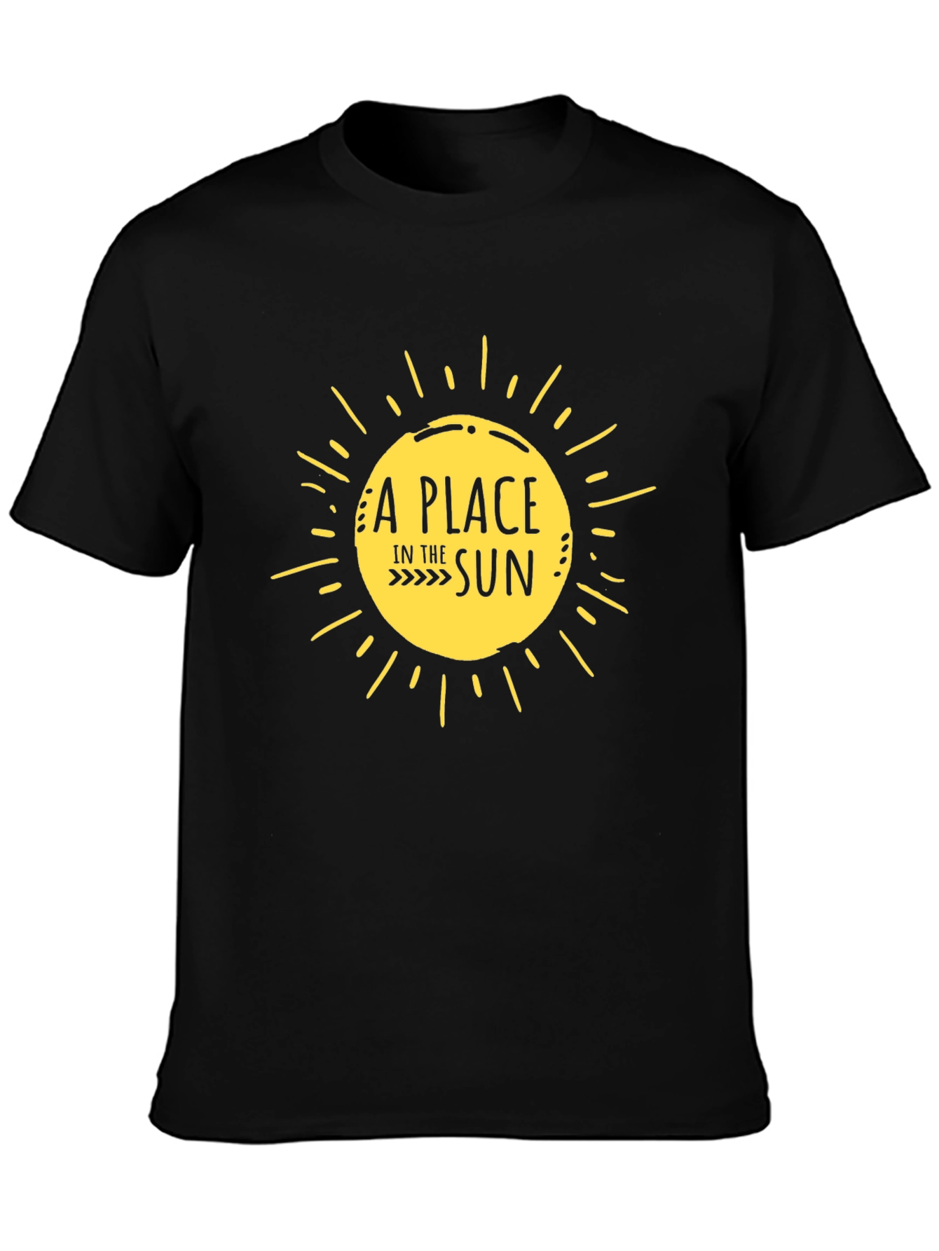 A Place in the Sun Black T-Shirt