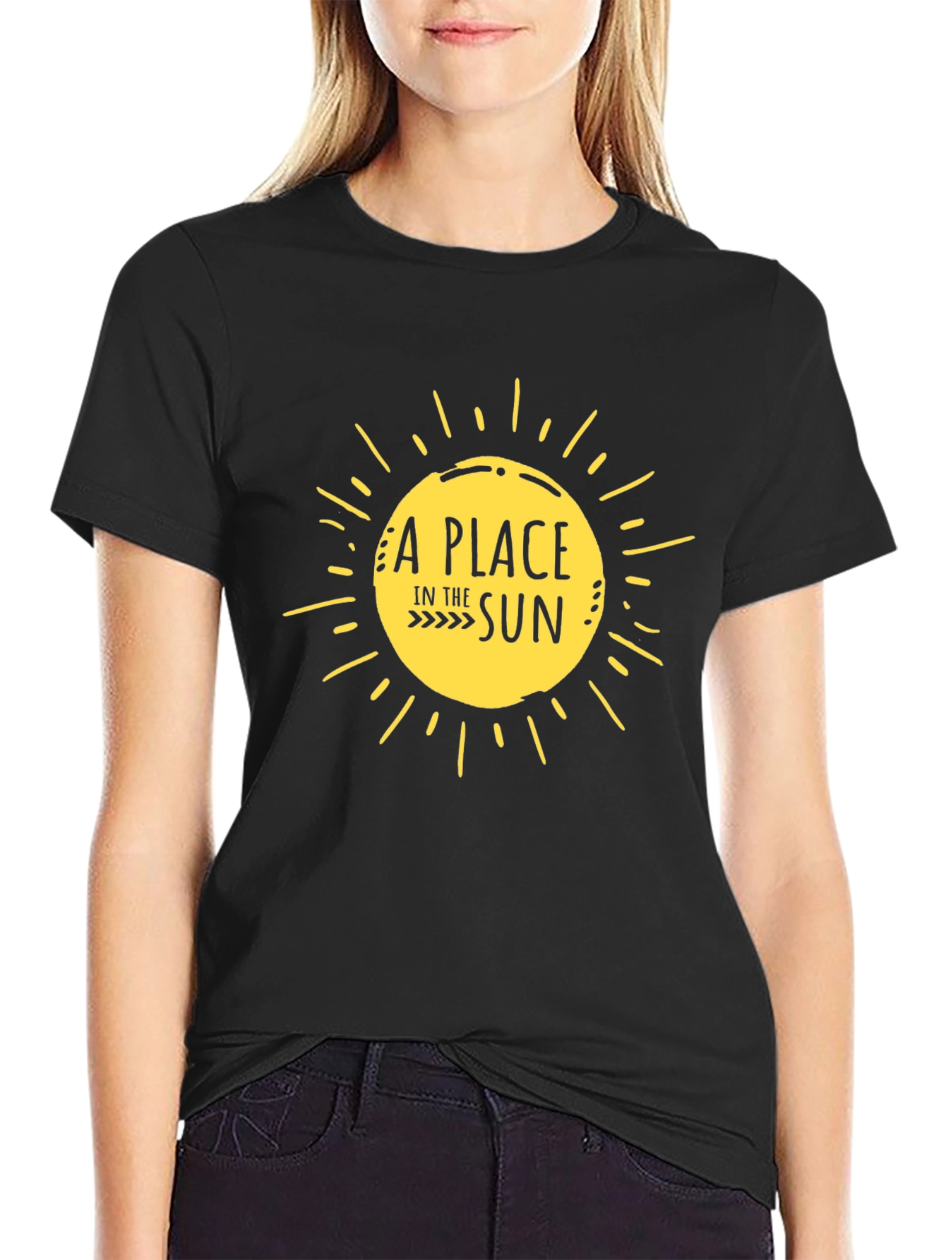 A Place in the Sun Black T-Shirt