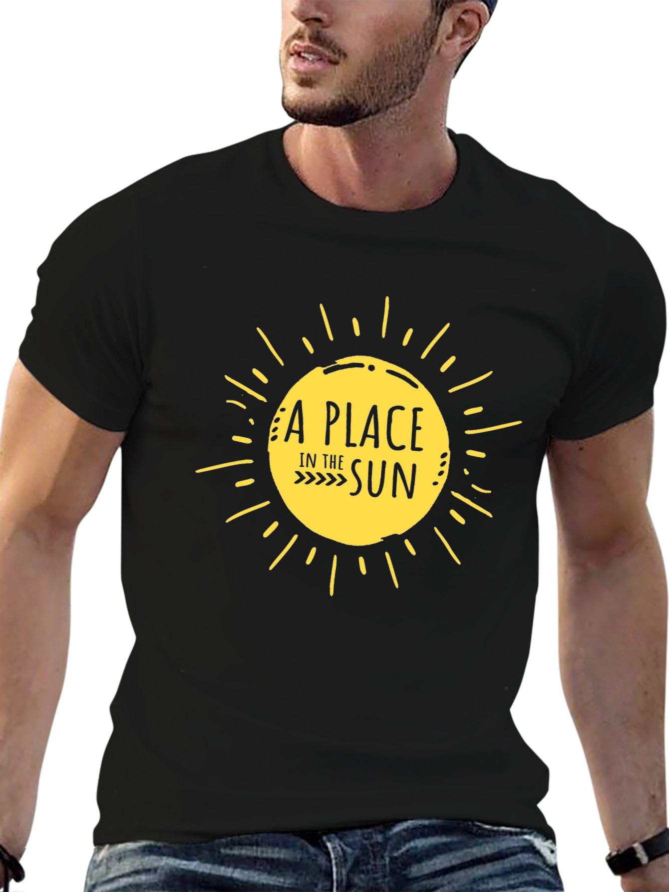 A Place in the Sun Black T-Shirt