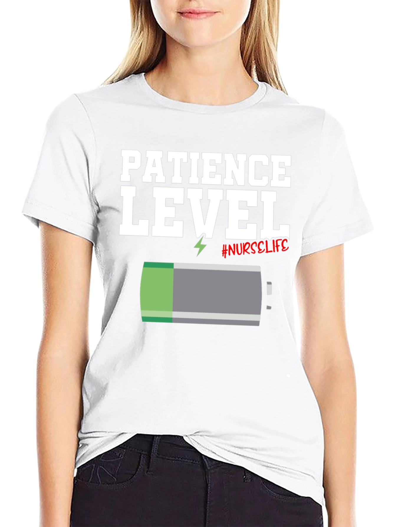Patience Level Nurse Life T-Shirt