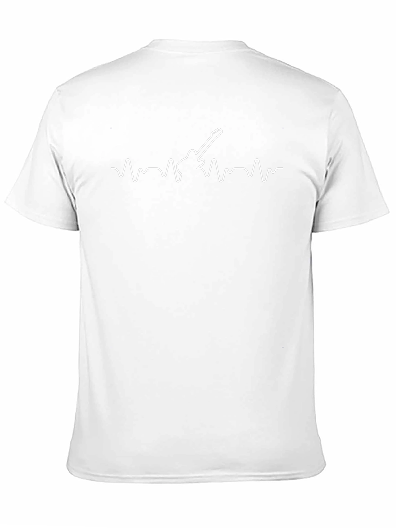 Guitar Heartbeat Graphic Tee - Music Lover T-Shirt