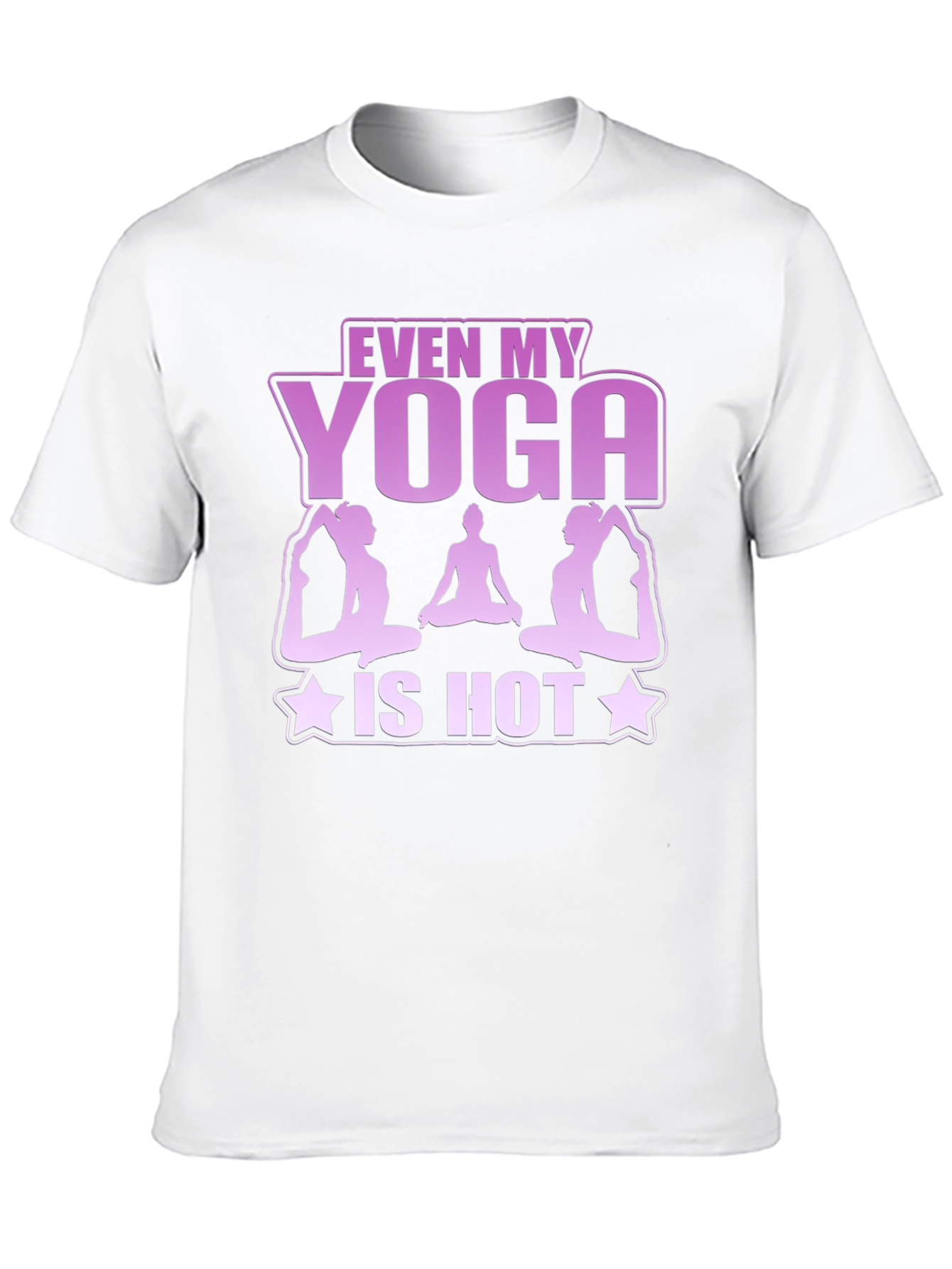 Even My Yoga Is Hot Black T-Shirt