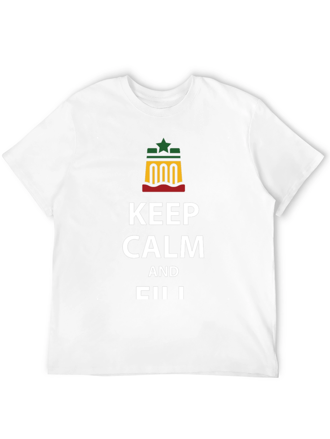 Keep Calm and Eat Efo Riro Black T-Shirt