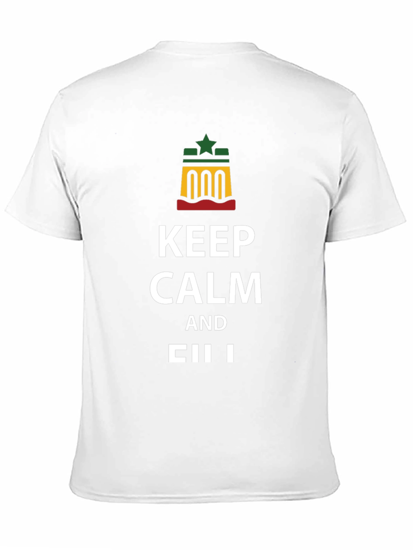 Keep Calm and Eat Efo Riro Black T-Shirt