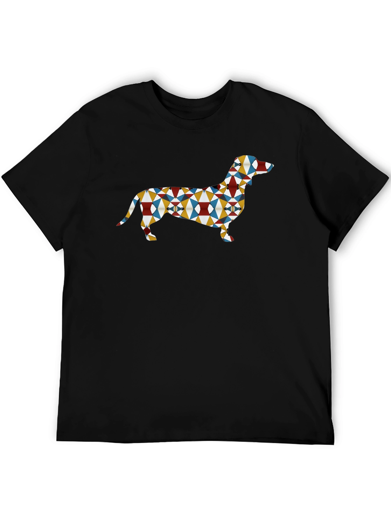 Geometric Dachshund Dog T-Shirt