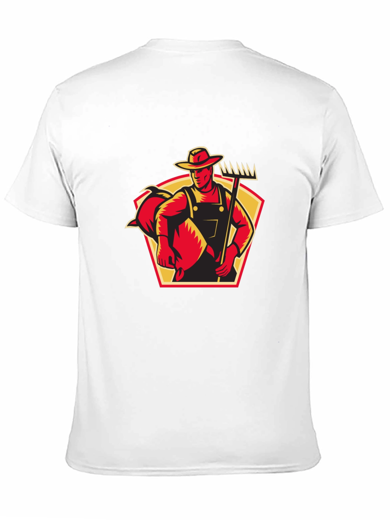 Farmer Graphic Black T-Shirt