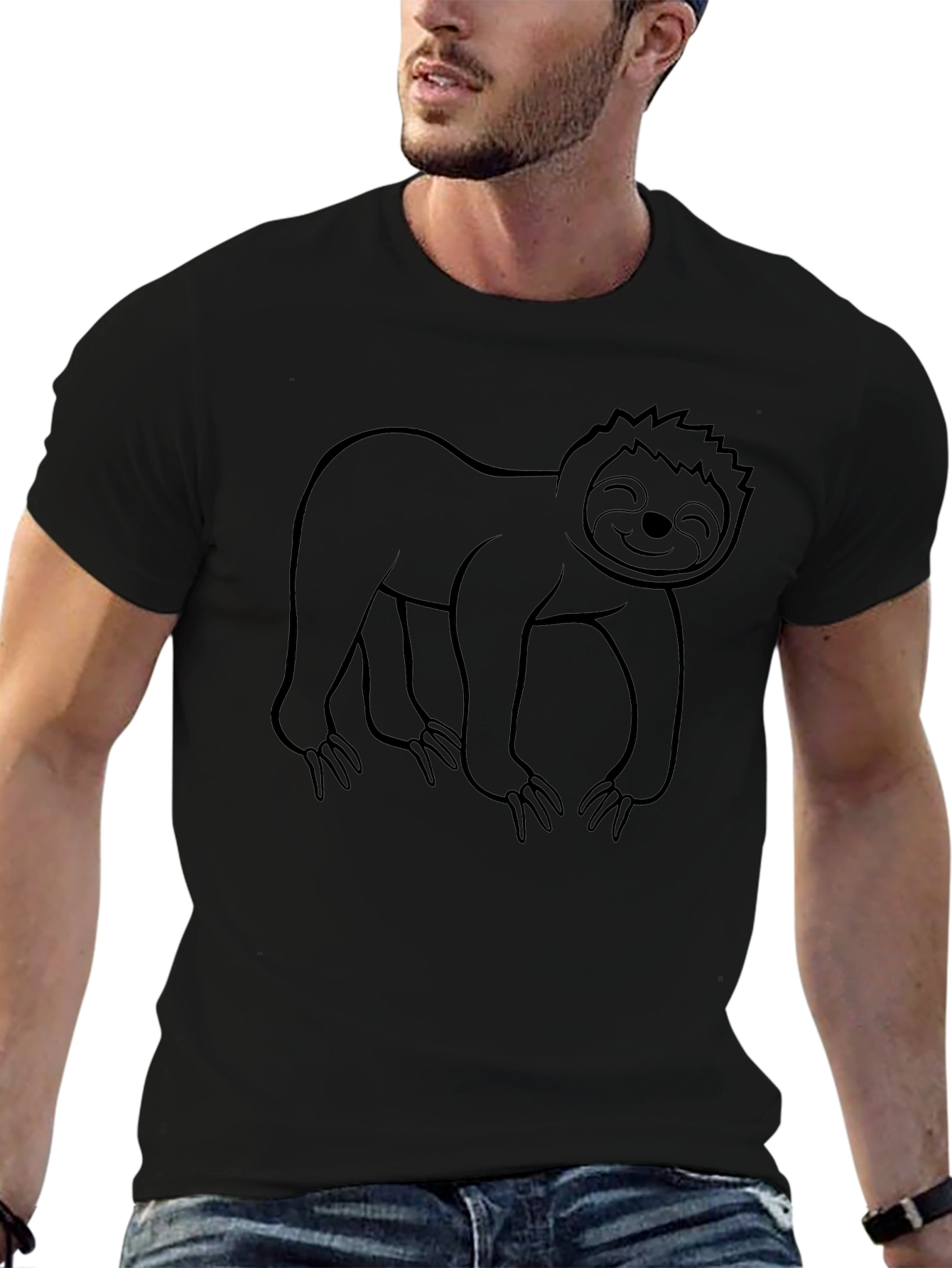 Sloth Graphic Tee - Comfort Fit Casual Wear