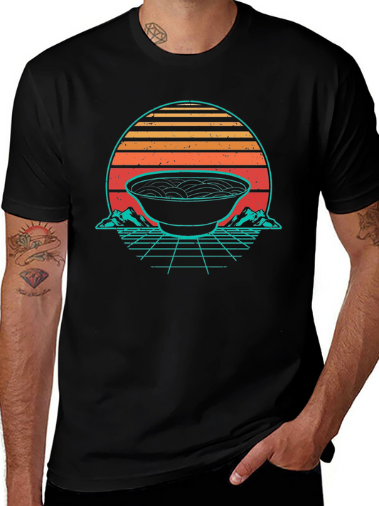 Retro Ramen Bowl Graphic Tee