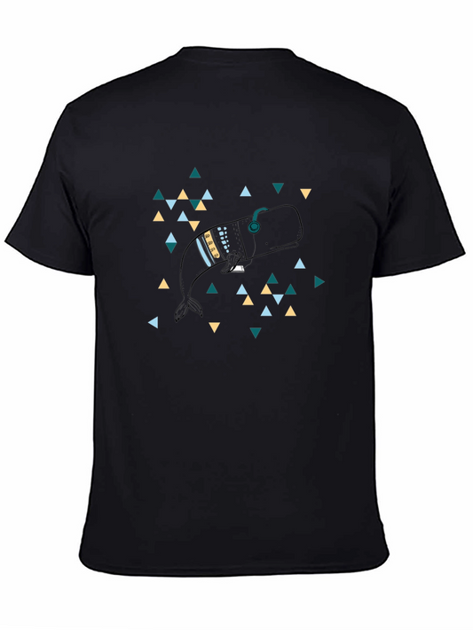 Whimsical Whale Graphic Tee - Cool Casual Comfort