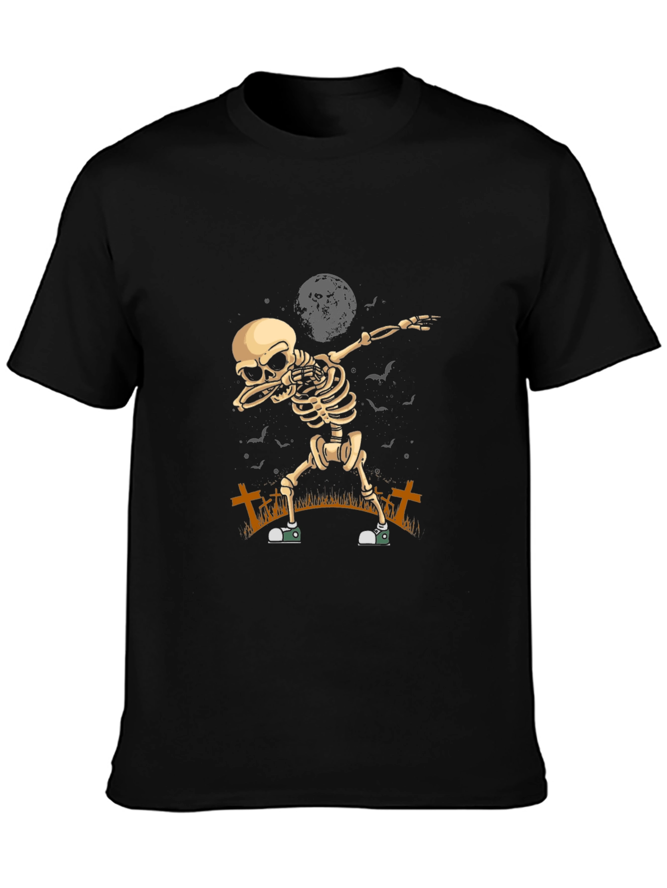 Halloween Skeleton Dabbing T-Shirt