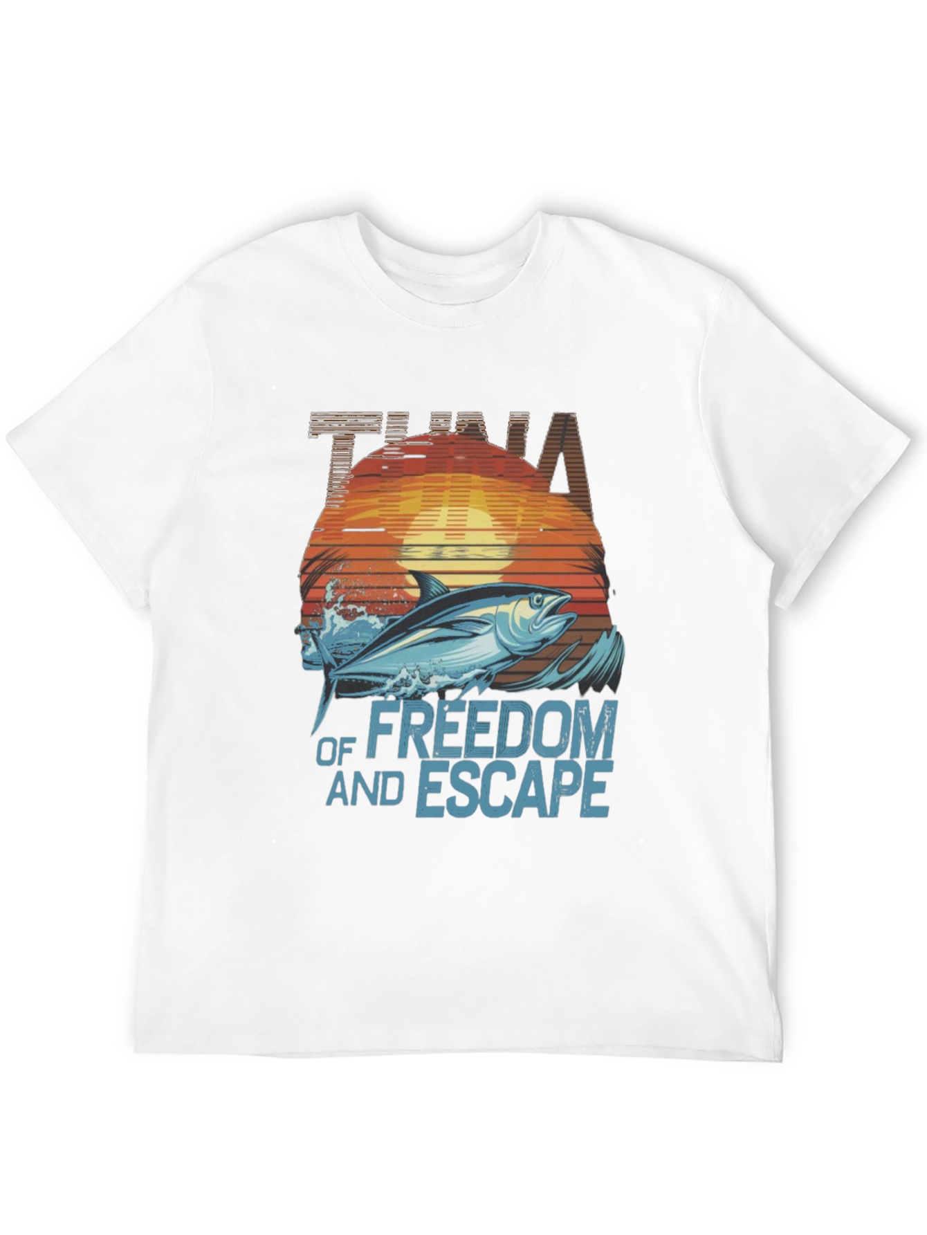 Tuna Freedom Escape Graphic T-Shirt