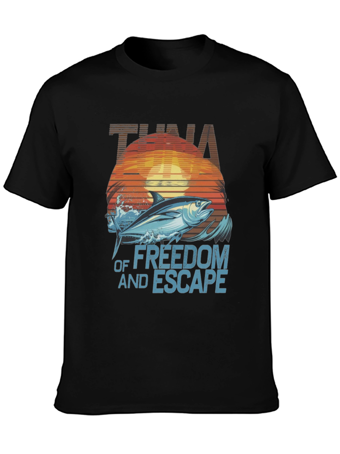 Tuna Freedom Escape Graphic T-Shirt