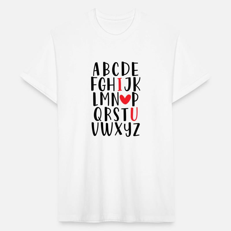 Abc Alphabet I Love You English Teacher Day