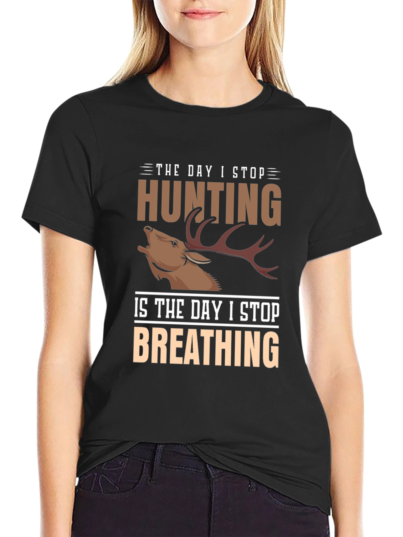 Hunting T-Shirt: The Day I Stop Deer Graphic Tee
