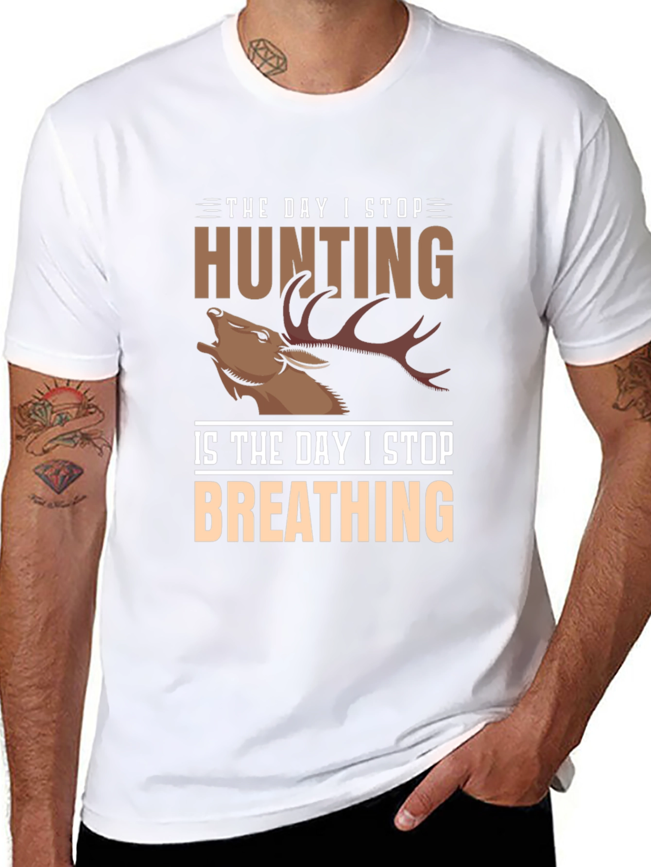 Hunting T-Shirt: The Day I Stop Deer Graphic Tee
