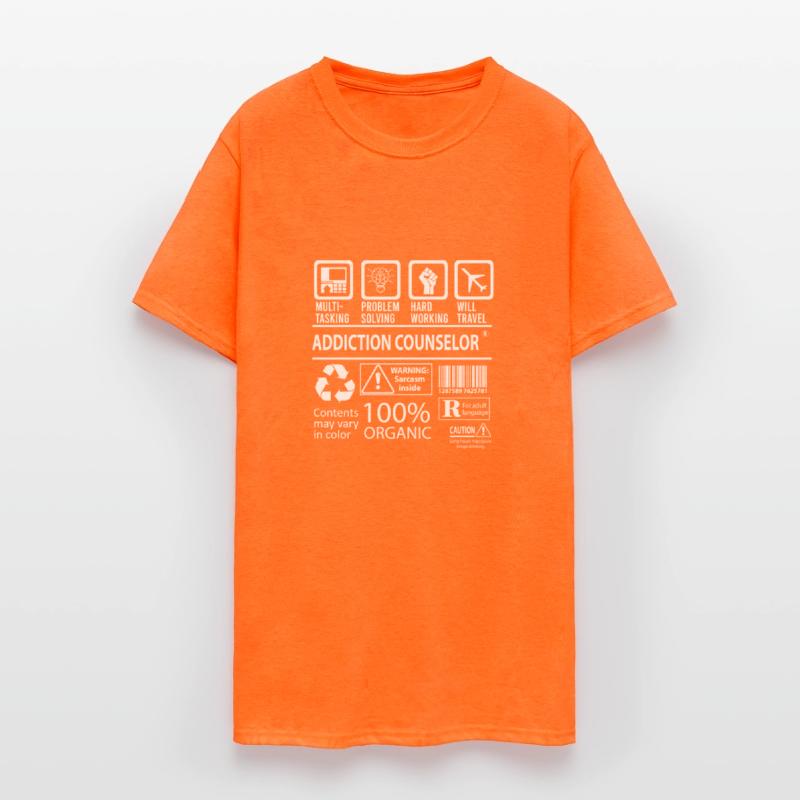 Addiction Counselor T Shirt - Multitasking Job Gif