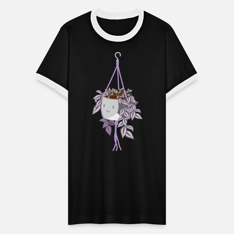 Adorable tradscantia plant happy asexual pride