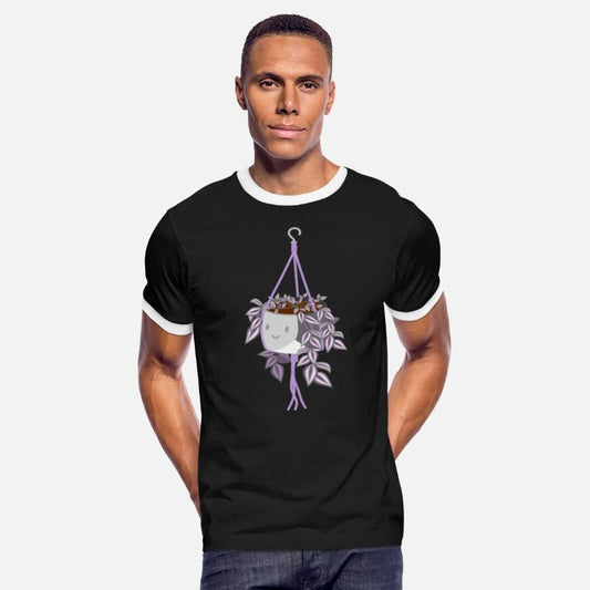 Adorable tradscantia plant happy asexual pride