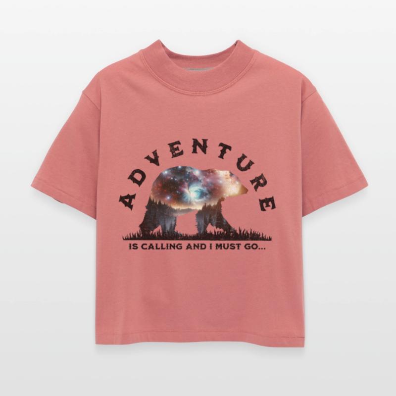 ADVENTURE is calling and I must Go Bear Silhouette