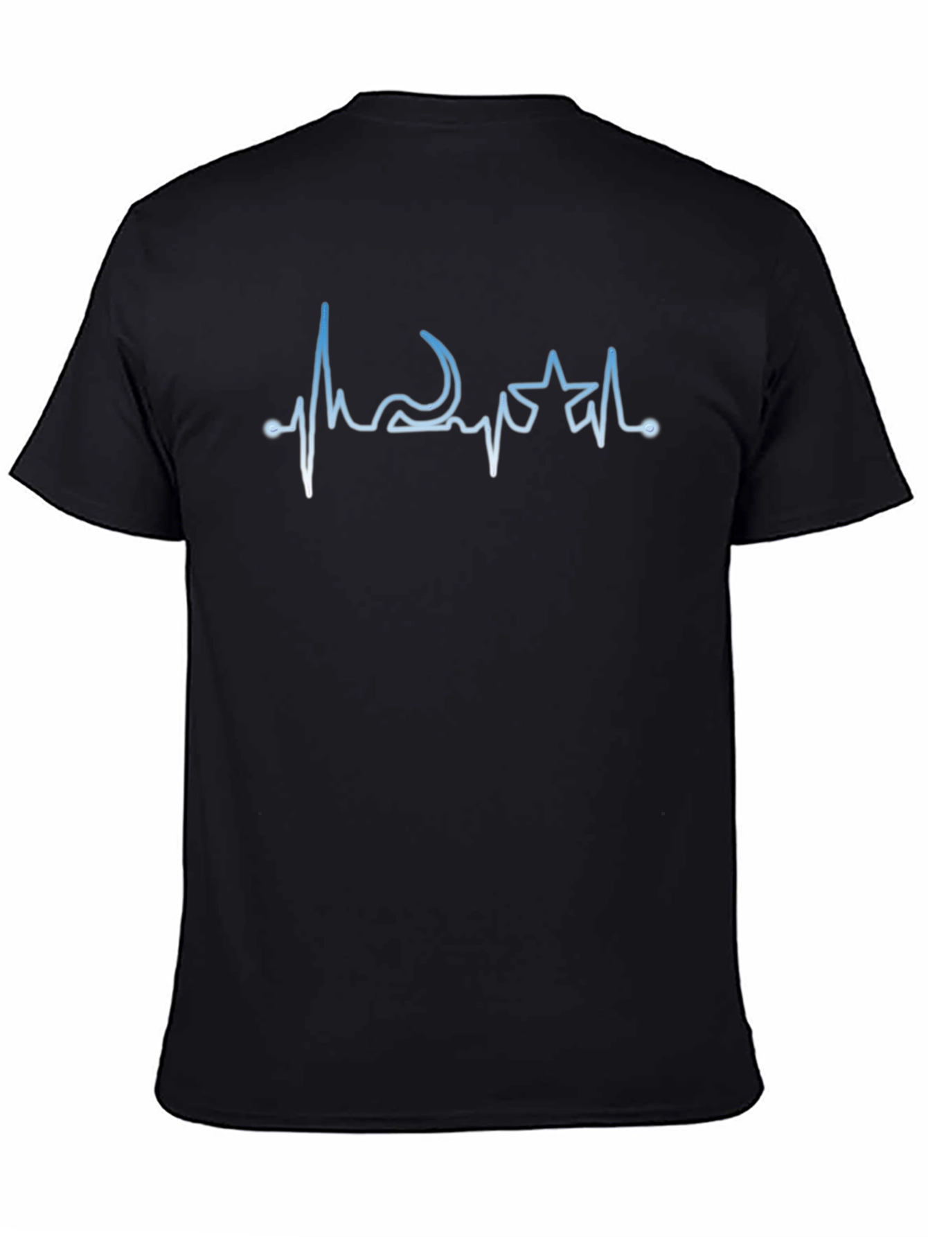 Soviet Heartbeat T-Shirt - Hammer and Sickle Star Pulse