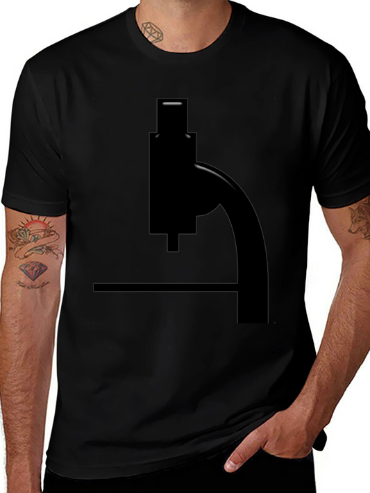 Microscope Graphic T-Shirt - Science Geek Tee