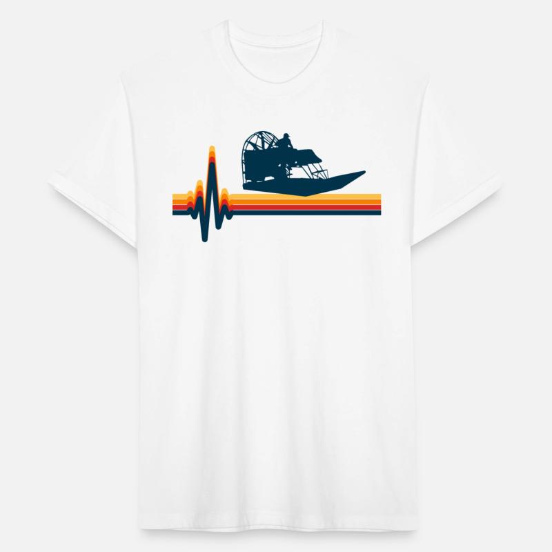 Airboat Fanboat Airboating Swamp Boat Heartbeat