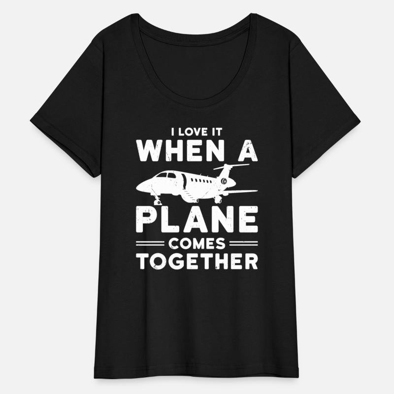 Airline Pilot Plane Comes Together Aircraft Pun