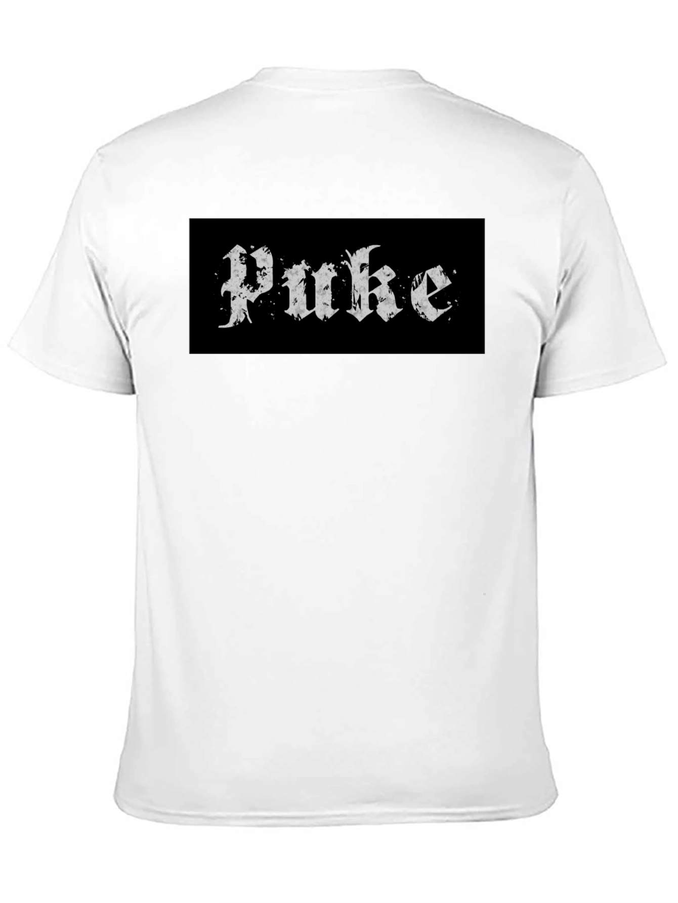 Puke Band Logo Black T-Shirt Graphic Print