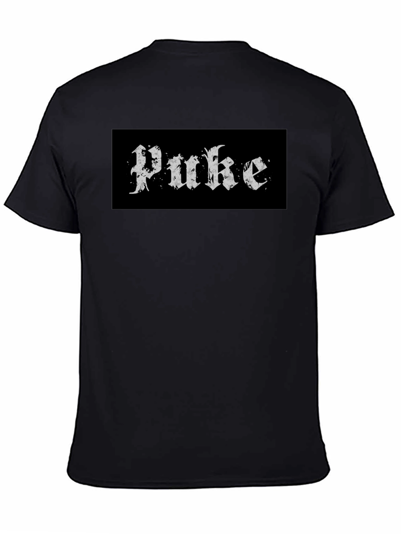 Puke Band Logo Black T-Shirt Graphic Print