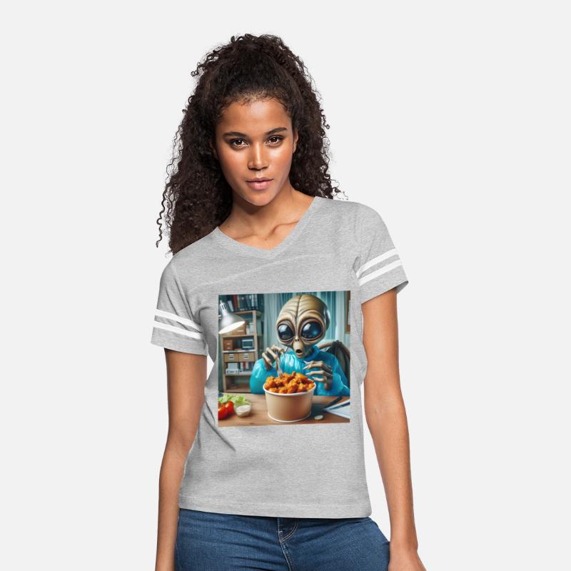 Alien discovers delicious chicken wings