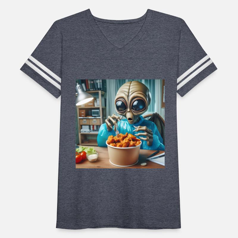 Alien discovers delicious chicken wings