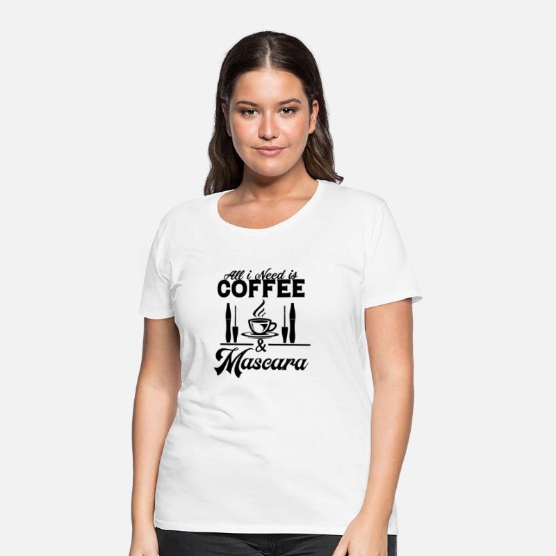 All I Need is Coffee & Mascara Cosmetic Bag and Tr