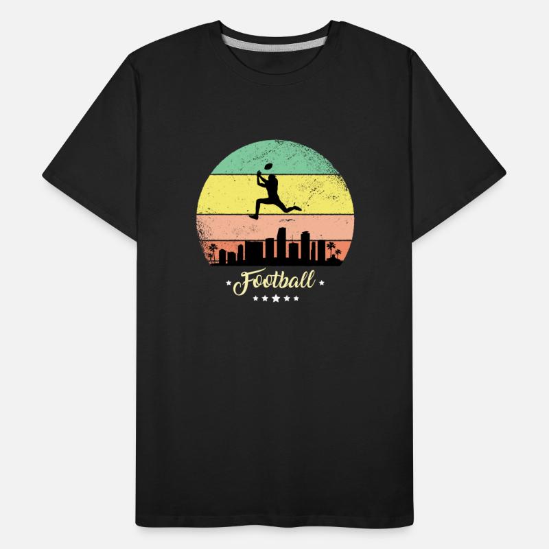 Amarican Football Vintage Sport Retro Sunset
