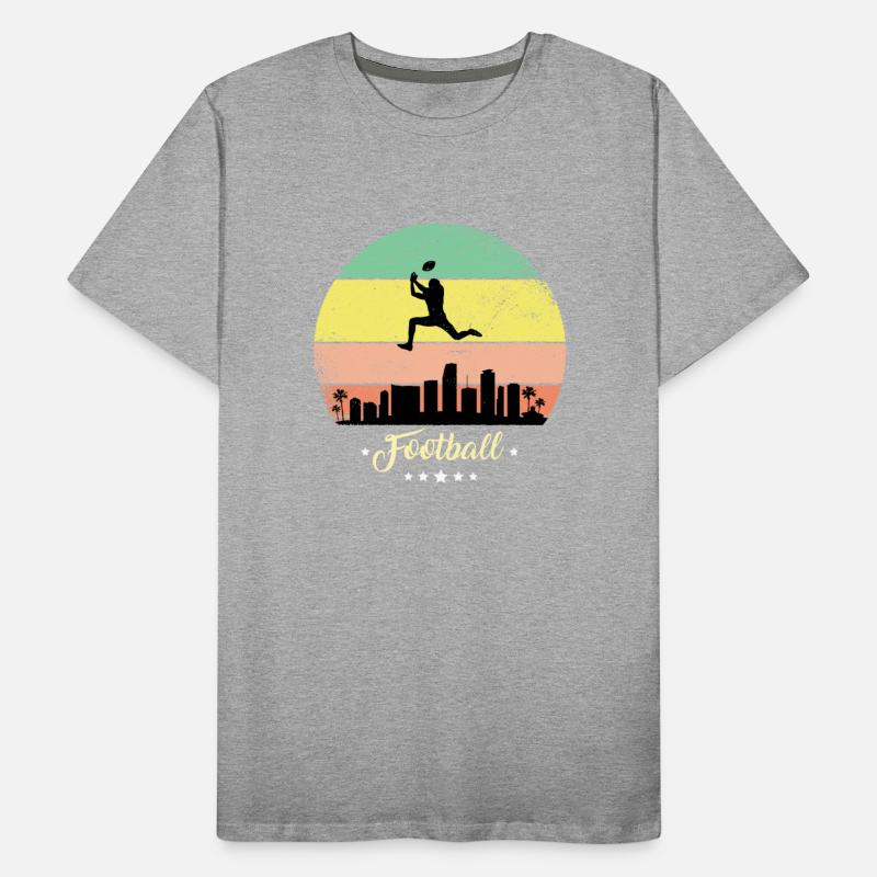 Amarican Football Vintage Sport Retro Sunset