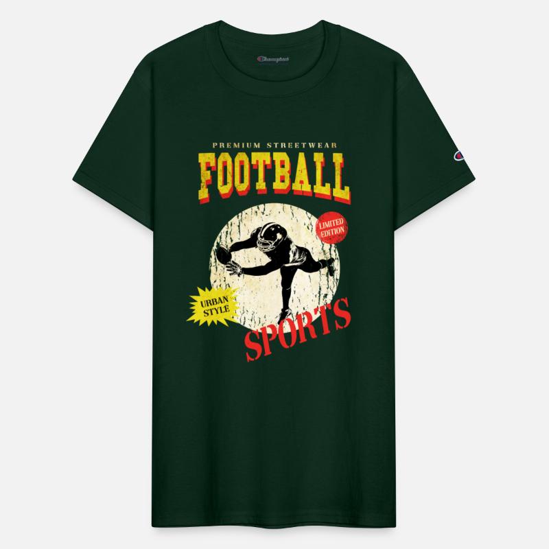 American Football Player Vintage Retro USA Sport