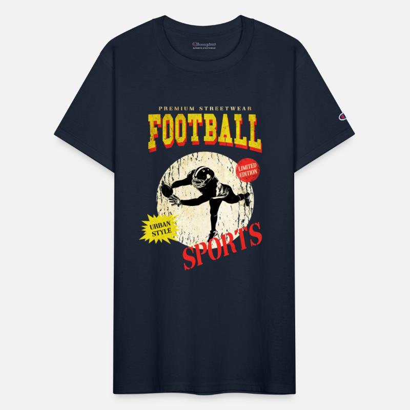 American Football Player Vintage Retro USA Sport