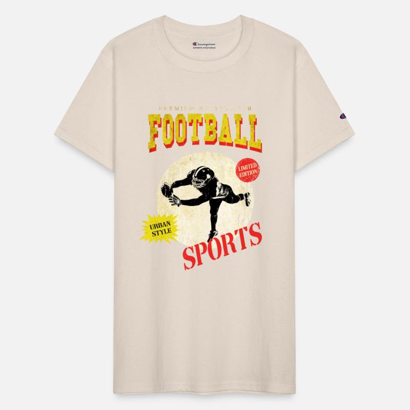 American Football Player Vintage Retro USA Sport
