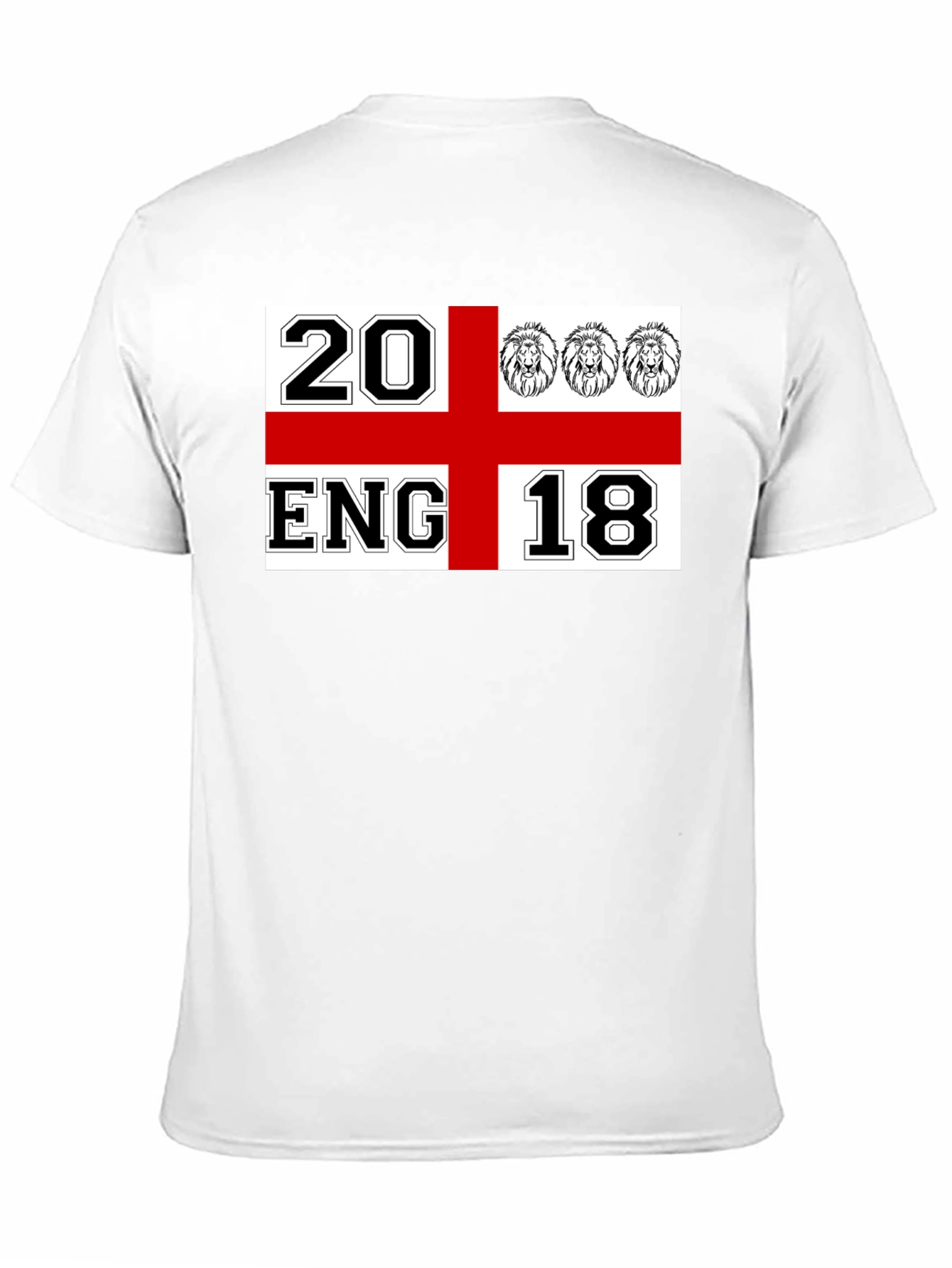England Soccer T-Shirt - 20 ENG 18 Black Tee