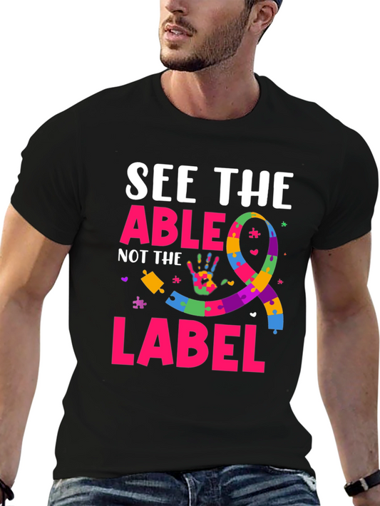See The Able Not The Label Autism Awareness T-Shirt